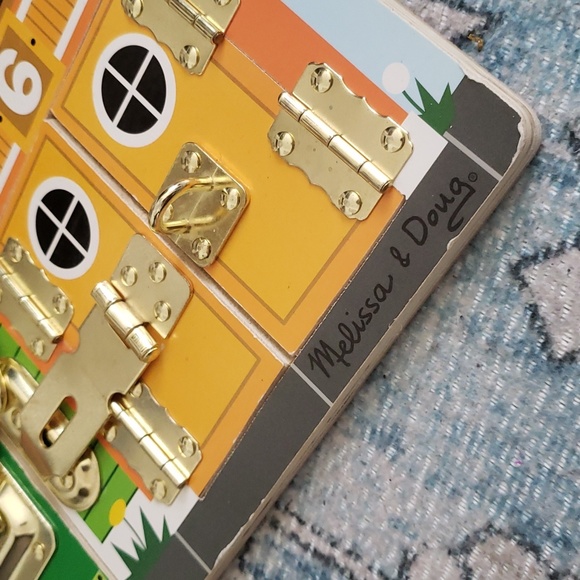 Melissa & Doug Toys Melissa And Doug Wooden Latches Locks Activity